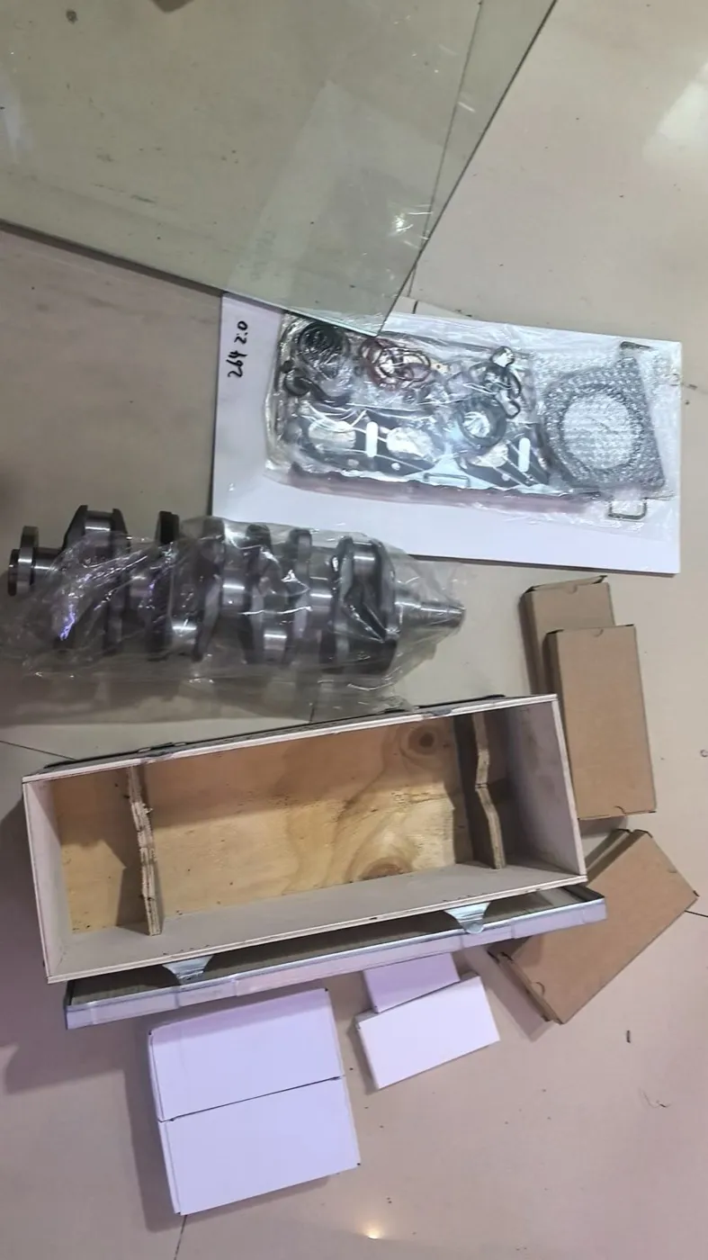 Crankshaft checked before packing